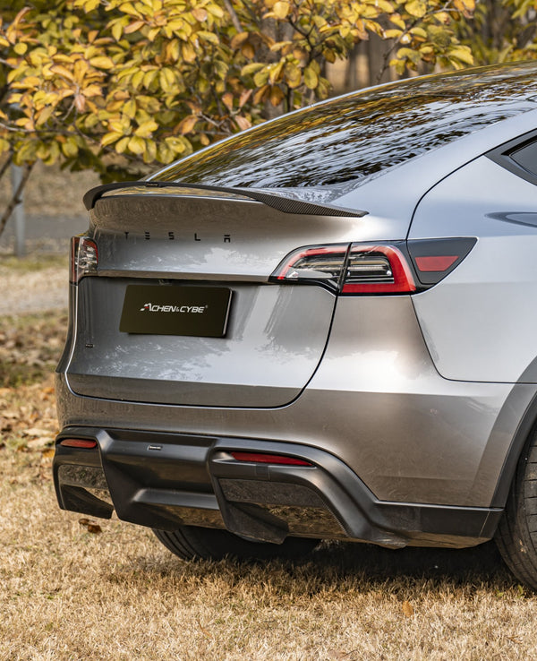 ACHEN CYBE - TESLA MODEL Y ABS PLASTIC + CARBON FIBRE REAR DIFFUSER