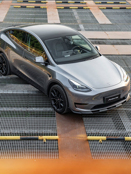ACHEN CYBE - TESLA MODEL Y ABS PLASTIC FRONT LIP - Aero Carbon UK