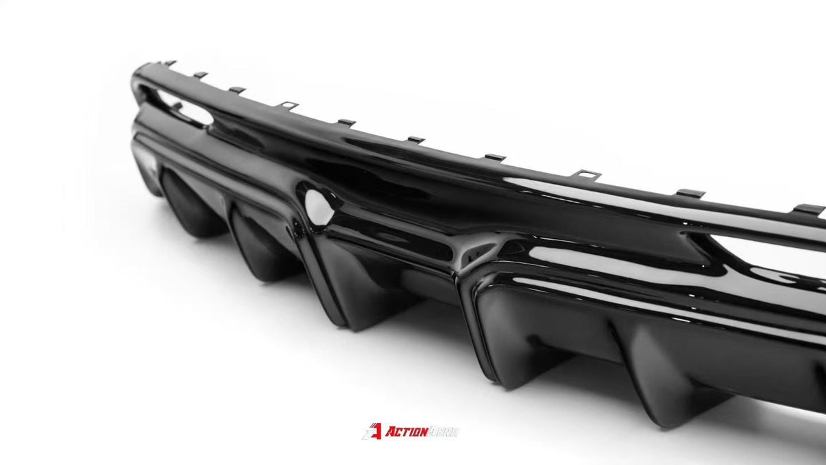 AE DESIGN - ACTION AERO TESLA MODEL 3 HIGHLAND 2024+ ABS REAR DIFFUSER - Aero Carbon UK