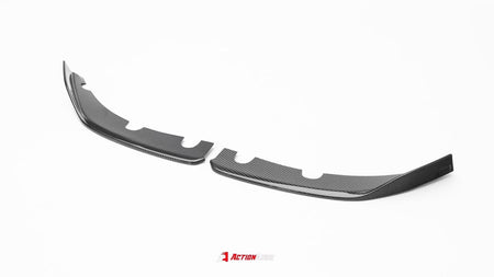 AE DESIGN - ACTION AERO TESLA MODEL 3 HIGHLAND 2024+ DRY CARBON FIBRE FRONT LIP & SPLITTER - Aero Carbon UK