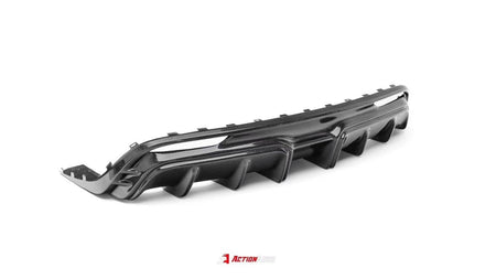 AE DESIGN - ACTION AERO TESLA MODEL 3 HIGHLAND 2024+ DRY CARBON FIBRE REAR DIFFUSER - Aero Carbon UK