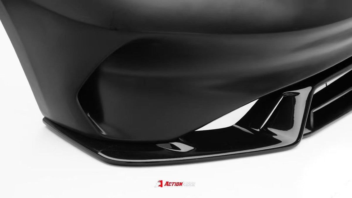 AE DESIGN - ACTION AERO TESLA MODEL 3 HIGHLAND / PERFORMANCE 2024+ ABS FRONT BUMPER & LIP - Aero Carbon UK
