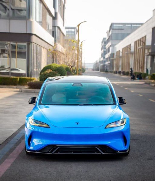 AE DESIGN - ACTION AERO TESLA MODEL 3 HIGHLAND / PERFORMANCE 2024+ ABS FRONT BUMPER & LIP - Aero Carbon UK