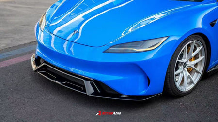 AE DESIGN - ACTION AERO TESLA MODEL 3 HIGHLAND / PERFORMANCE 2024+ ABS FRONT BUMPER & LIP - Aero Carbon UK