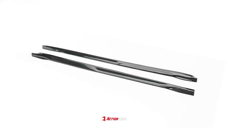 AE DESIGN - ACTION AERO TESLA MODEL 3 HIGHLAND / PERFORMANCE 2024+ ABS SIDE SKIRTS - Aero Carbon UK
