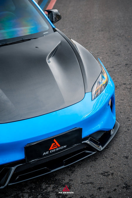 AE DESIGN - ACTION AERO TESLA MODEL 3 HIGHLAND / PERFORMANCE 2024+ CARBON FIBRE HOOD BONNET - Aero Carbon UK