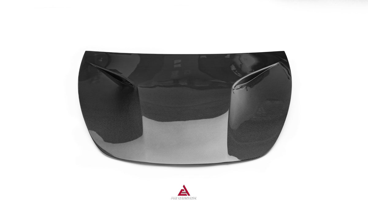 AE DESIGN - ACTION AERO TESLA MODEL 3 HIGHLAND / PERFORMANCE 2024+ CARBON FIBRE HOOD BONNET - Aero Carbon UK