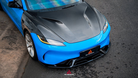 AE DESIGN - ACTION AERO TESLA MODEL 3 HIGHLAND / PERFORMANCE 2024+ CARBON FIBRE HOOD BONNET - Aero Carbon UK