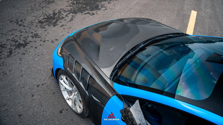 AE DESIGN - ACTION AERO TESLA MODEL 3 HIGHLAND / PERFORMANCE 2024+ CARBON FIBRE HOOD BONNET - Aero Carbon UK