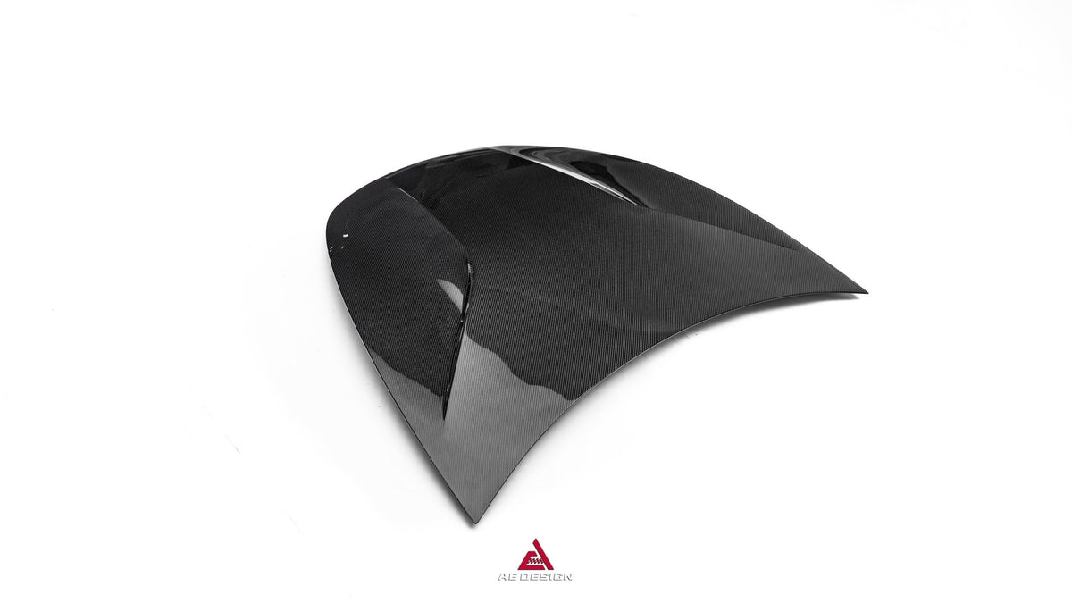 AE DESIGN - ACTION AERO TESLA MODEL 3 HIGHLAND / PERFORMANCE 2024+ CARBON FIBRE HOOD BONNET - Aero Carbon UK