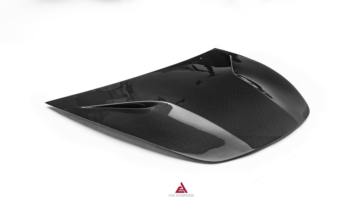 AE DESIGN - ACTION AERO TESLA MODEL 3 HIGHLAND / PERFORMANCE 2024+ CARBON FIBRE HOOD BONNET - Aero Carbon UK