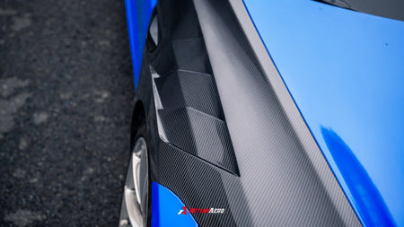 AE DESIGN - ACTION AERO TESLA MODEL 3 HIGHLAND / PERFORMANCE 2024+ DRY CARBON FIBRE FRONT FENDERS - Aero Carbon UK