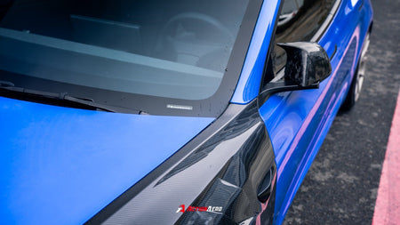 AE DESIGN - ACTION AERO TESLA MODEL 3 HIGHLAND / PERFORMANCE 2024+ DRY CARBON FIBRE FRONT FENDERS - Aero Carbon UK