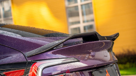 AE DESIGN - ACTION AERO TESLA MODEL 3 HIGHLAND / PERFORMANCE 2024+ DRY CARBON FIBRE REAR LIP SPOILER - Aero Carbon UK