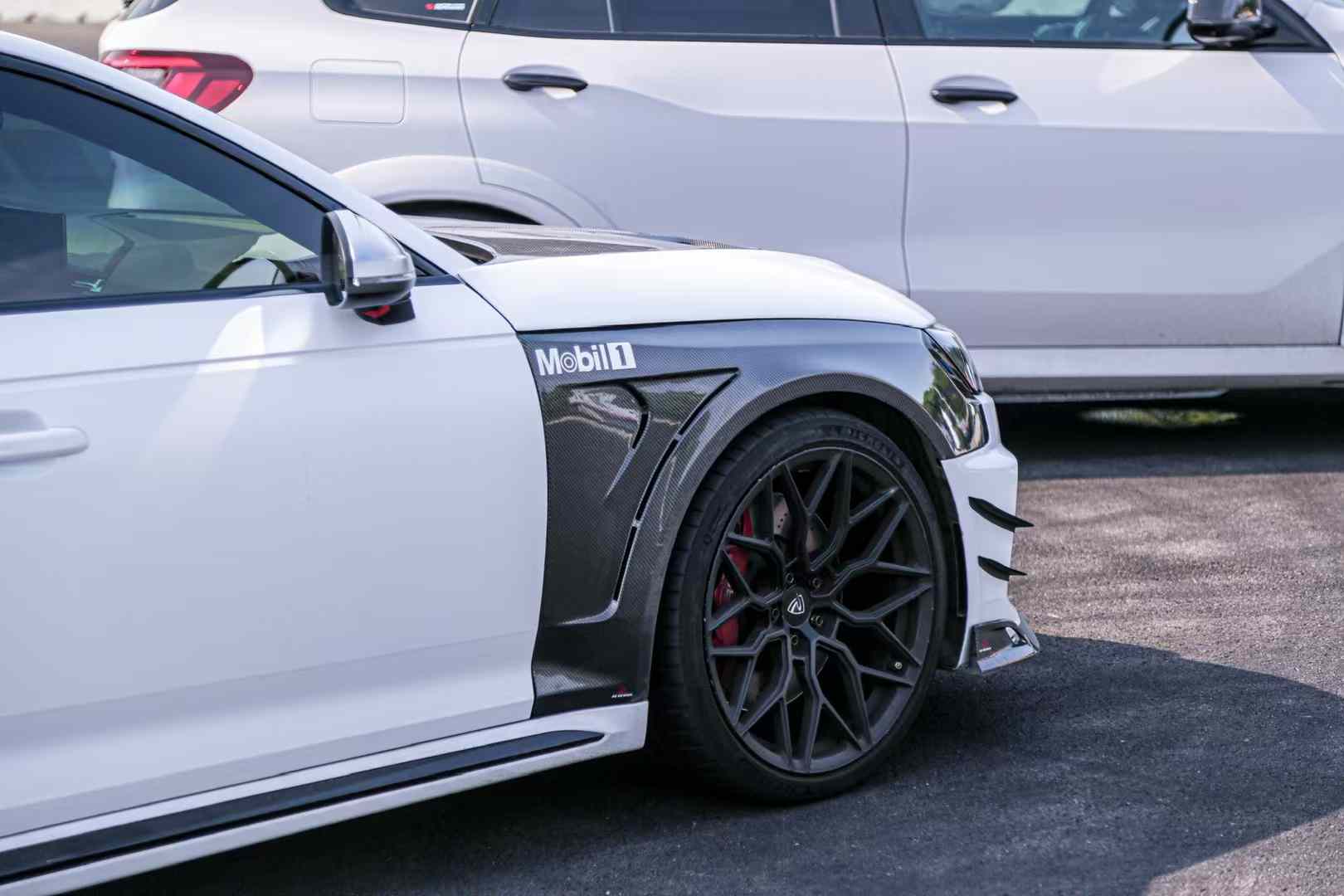 AE DESIGN - AUDI RS4 B9 / B9.5 CARBON FIBRE SIDE FENDERS / WINGS - Aero Carbon UK