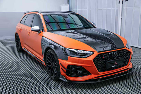 AE DESIGN - AUDI RS4 B9 / B9.5 CARBON FIBRE SIDE FENDERS / WINGS - Aero Carbon UK