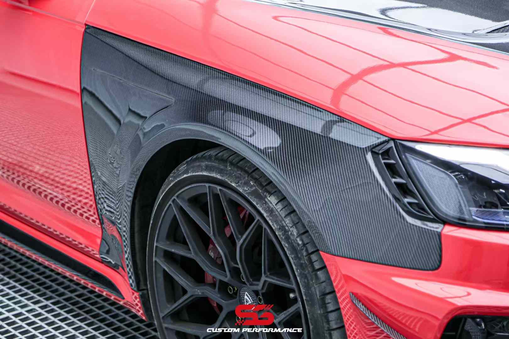 AE DESIGN - AUDI RS4 B9 / B9.5 CARBON FIBRE SIDE FENDERS / WINGS - Aero Carbon UK