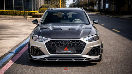 AE DESIGN - AUDI RS4 B9.5 DRY CARBON FIBER FRONT CANARDS V2 - Aero Carbon UK