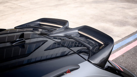 AE DESIGN - AUDI RS4 B9.5 DRY CARBON FIBER REAR ROOF SPOILER V2 - Aero Carbon UK