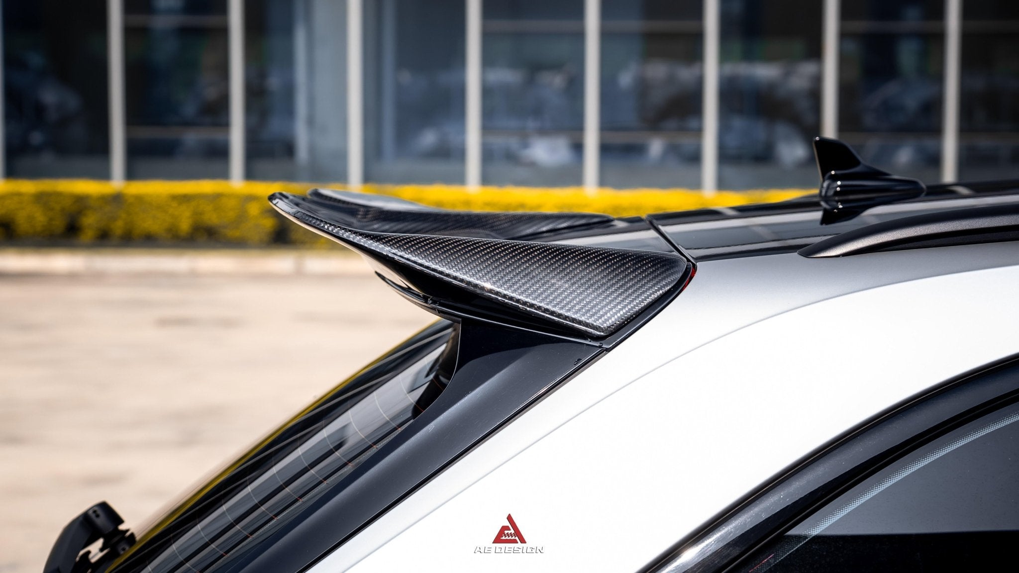 AE DESIGN - AUDI RS4 B9.5 DRY CARBON FIBER REAR ROOF SPOILER V2 - Aero Carbon UK