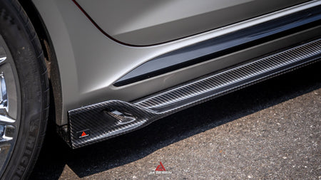 AE DESIGN - AUDI RS4 B9.5 DRY CARBON FIBER SIDE SKIRTS - Aero Carbon UK