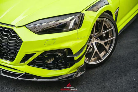 AE DESIGN - AUDI RS5 B9.5 DRY CARBON FIBER FRONT LIP V2 - Aero Carbon UK