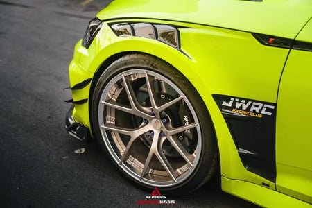 AE DESIGN - AUDI RS5 B9.5 DRY CARBON SIDE FENDERS - Aero Carbon UK