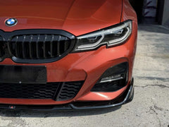 AE DESIGN - BMW 3 SERIES G20 PRE LCI GLOSS BLACK FRONT LIP - Aero Carbon UK