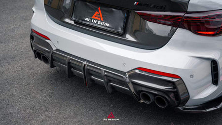 AE DESIGN - BMW 4 SERIES G22 DRY CARBON FIBER REAR LED DIFFUSER - Aero Carbon UK