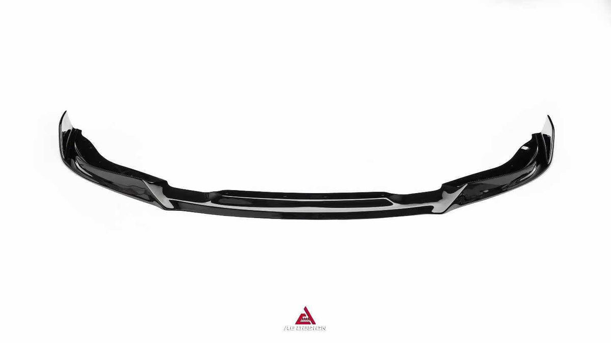 AE DESIGN - BMW 4 SERIES G22 / G23 2020+ ABS GLOSS BLACK FRONT LIP - Aero Carbon UK