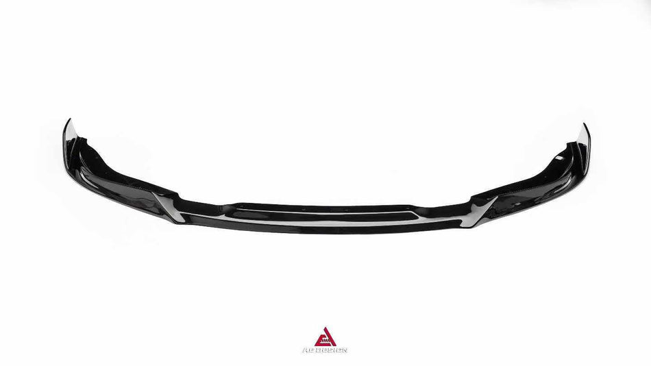 AE DESIGN - BMW 4 SERIES G22 / G23 2020+ ABS GLOSS BLACK FRONT LIP - Aero Carbon UK