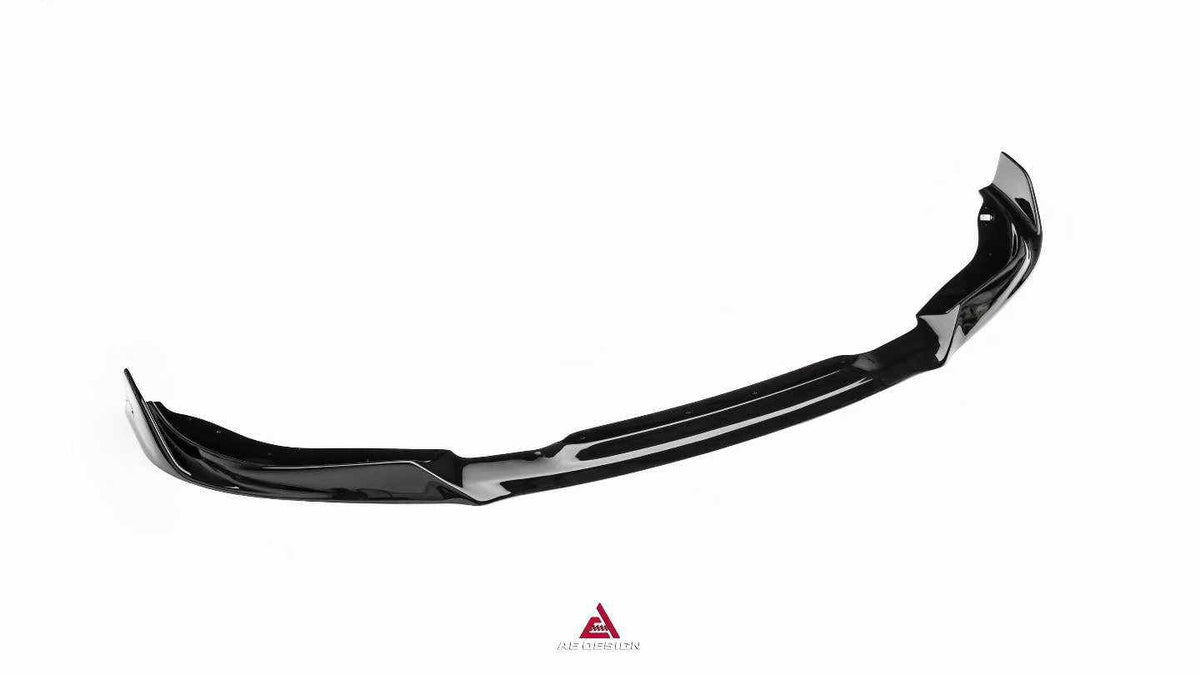 AE DESIGN - BMW 4 SERIES G22 / G23 2020+ ABS GLOSS BLACK FRONT LIP - Aero Carbon UK