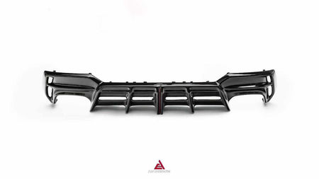 AE DESIGN - BMW 4 SERIES G22 / G23 2020+ ABS GLOSS BLACK REAR DIFFUSER - Aero Carbon UK