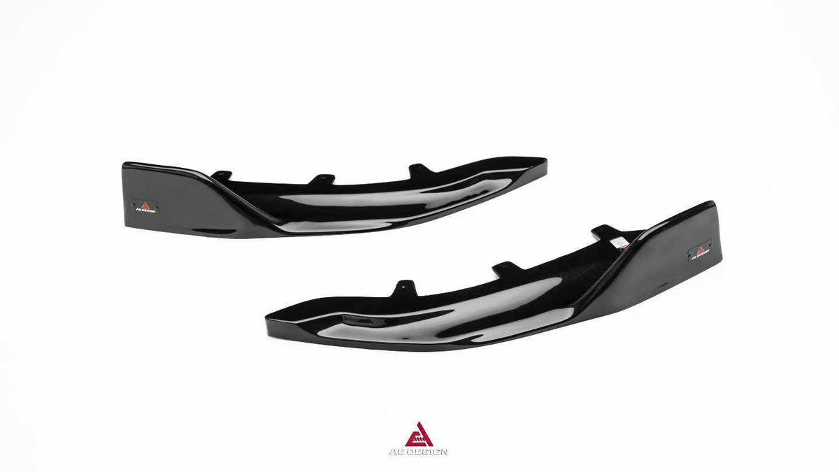 AE DESIGN - BMW 4 SERIES G22 / G23 2020+ ABS GLOSS BLACK REAR DIFFUSER - Aero Carbon UK