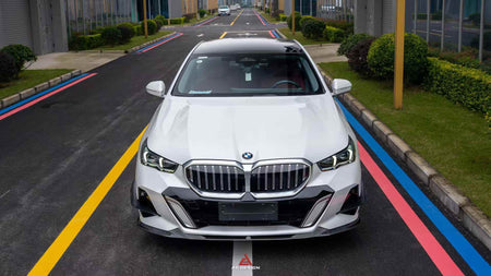 AE DESIGN - BMW 5 SERIES G60 2024+ CARBON FIBRE FRONT LIP - Aero Carbon UK