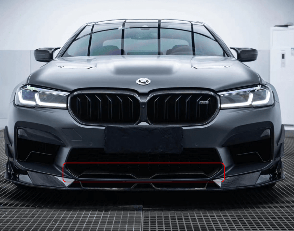 AE DESIGN - BMW F90 M5 CARBON FIBRE MIDDLE LIP - Aero Carbon UK