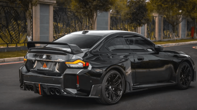 AE DESIGN - BMW M2 G87 / 2 SERIES G42 DRY CARBON REAR SPOILER - Aero Carbon UK