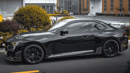 AE DESIGN - BMW M2 G87 DRY CARBON FIBRE SIDE SKIRTS - Aero Carbon UK