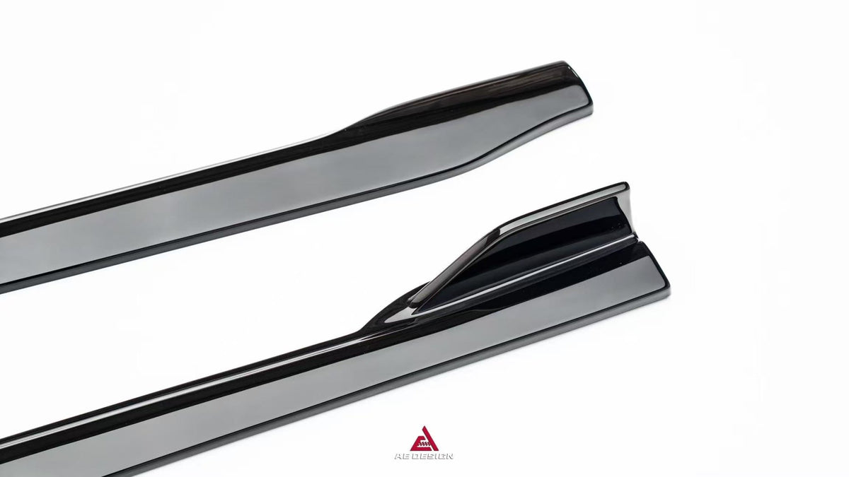 AE DESIGN - BMW M2 G87 GLOSS BLACK SIDE SKIRTS - Aero Carbon UK