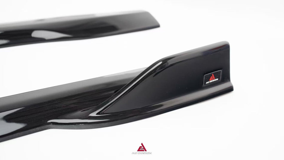 AE DESIGN - BMW M2 G87 GLOSS BLACK SIDE SKIRTS - Aero Carbon UK