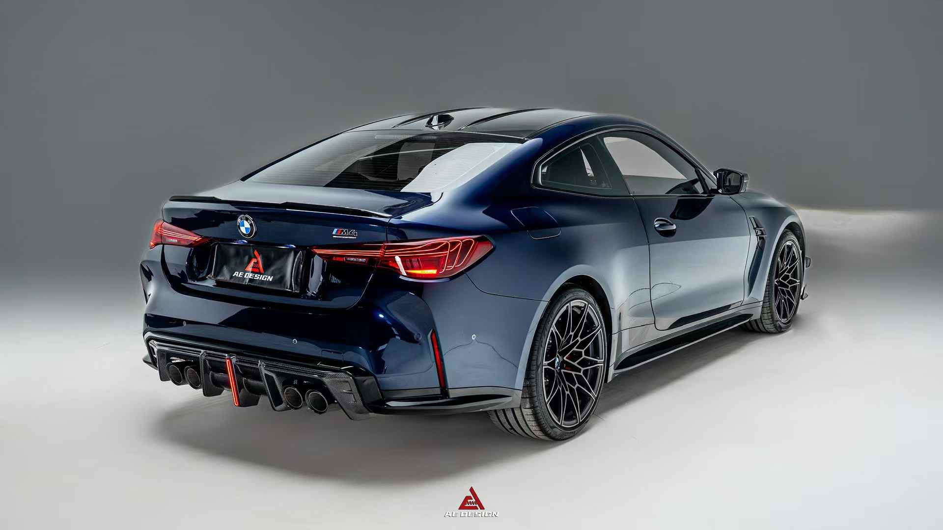 AE DESIGN - BMW M3 G80 / M4 G82 DRY CARBON FIBRE REAR DIFFUSER V4 ...