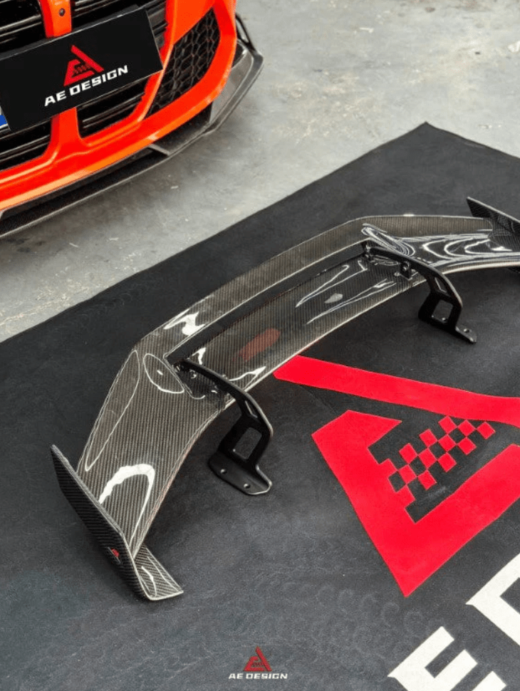 AE DESIGN - BMW M4 G82 / 4 SERIES G22 DRY CARBON FIBRE REAR WING SPOILER - Aero Carbon UK