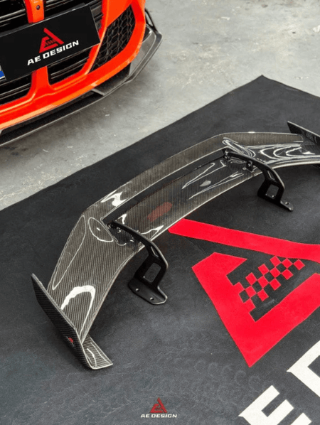 AE DESIGN - BMW M4 G82 / 4 SERIES G22 DRY CARBON FIBRE REAR WING SPOILER - Aero Carbon UK