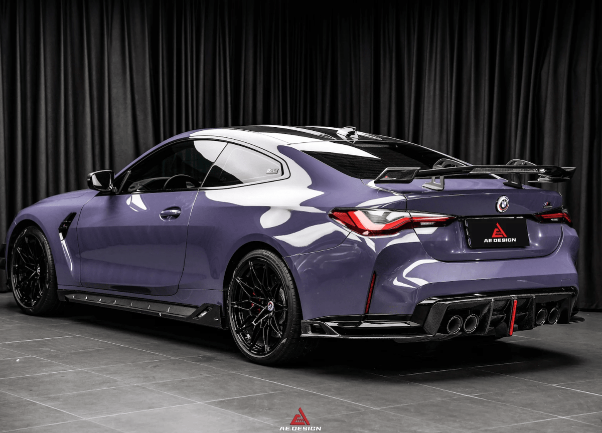 AE DESIGN - BMW M4 G82 / 4 SERIES G22 DRY CARBON FIBRE REAR WING SPOILER - Aero Carbon UK