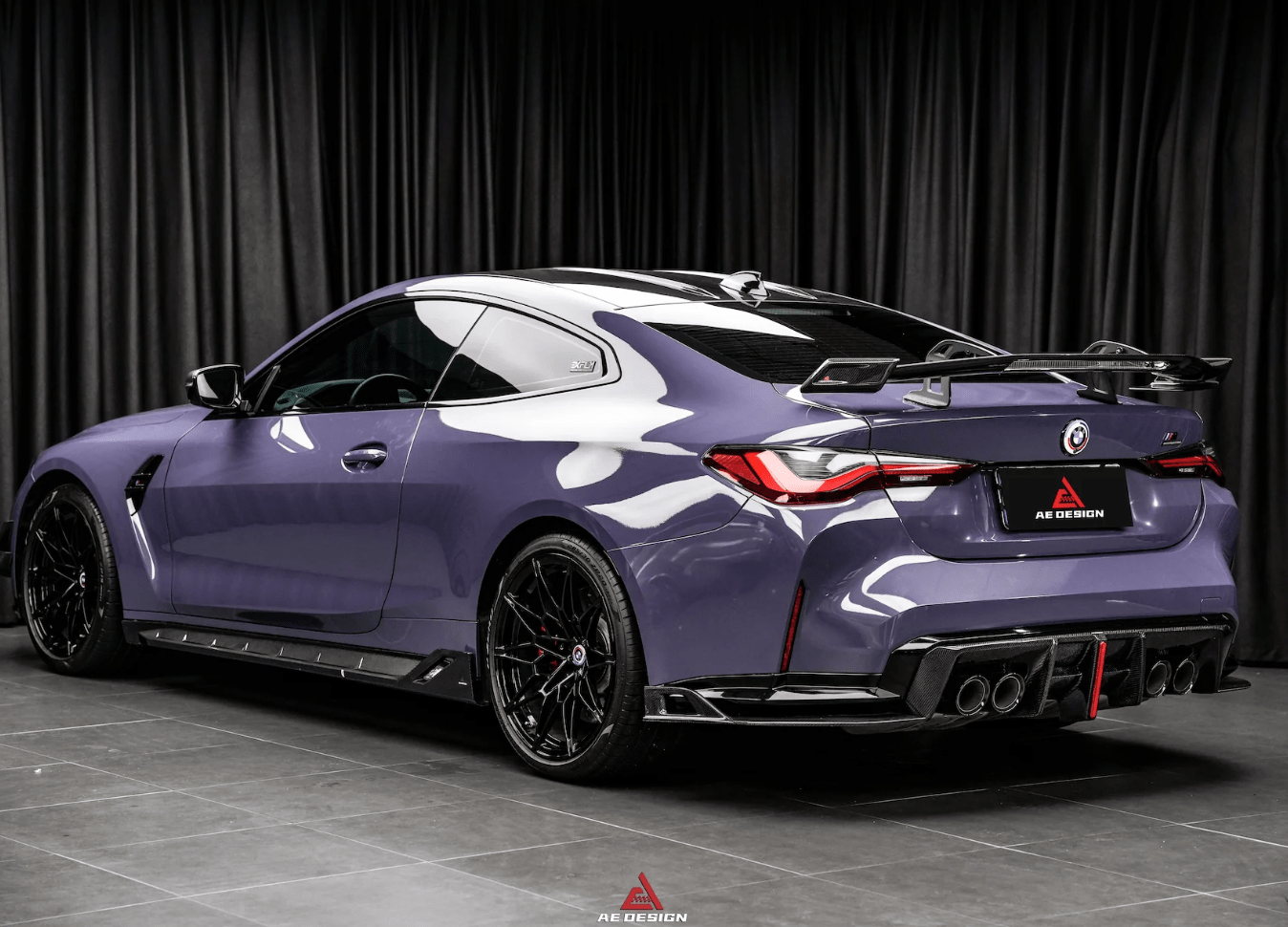 AE DESIGN - BMW M4 G82 / 4 SERIES G22 DRY CARBON FIBRE REAR WING SPOILER - Aero Carbon UK
