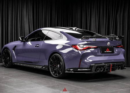 AE DESIGN - BMW M4 G82 / 4 SERIES G22 DRY CARBON FIBRE REAR WING SPOILER - Aero Carbon UK