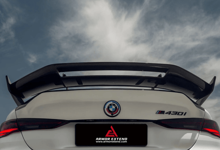 AE DESIGN - BMW M4 G82 / 4 SERIES G22 DRY CARBON FIBRE REAR WING SPOILER - Aero Carbon UK