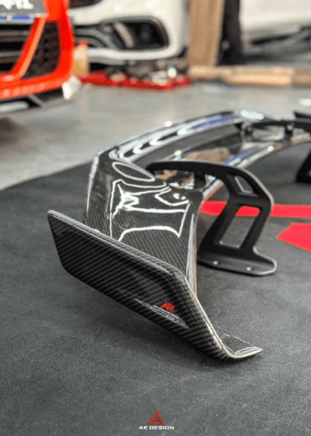AE DESIGN - BMW M4 G82 / 4 SERIES G22 DRY CARBON FIBRE REAR WING SPOILER - Aero Carbon UK