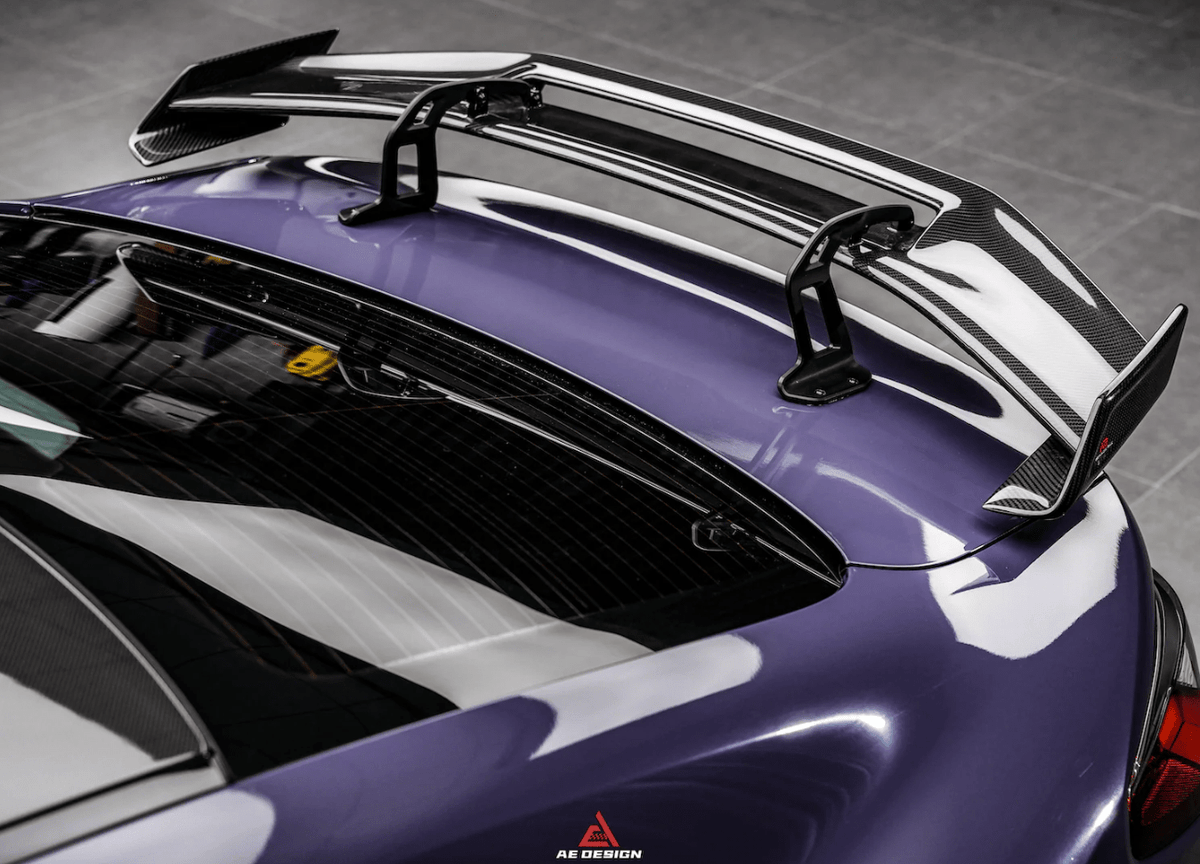 AE DESIGN - BMW M4 G82 / 4 SERIES G22 DRY CARBON FIBRE REAR WING SPOILER - Aero Carbon UK