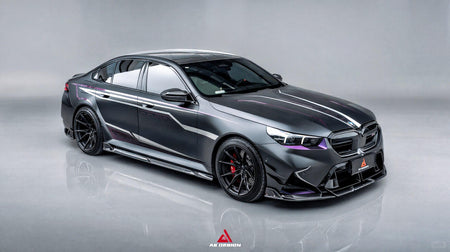 AE DESIGN - BMW M5 G90 DRY CARBON FIBER FRONT LIP - Aero Carbon UK